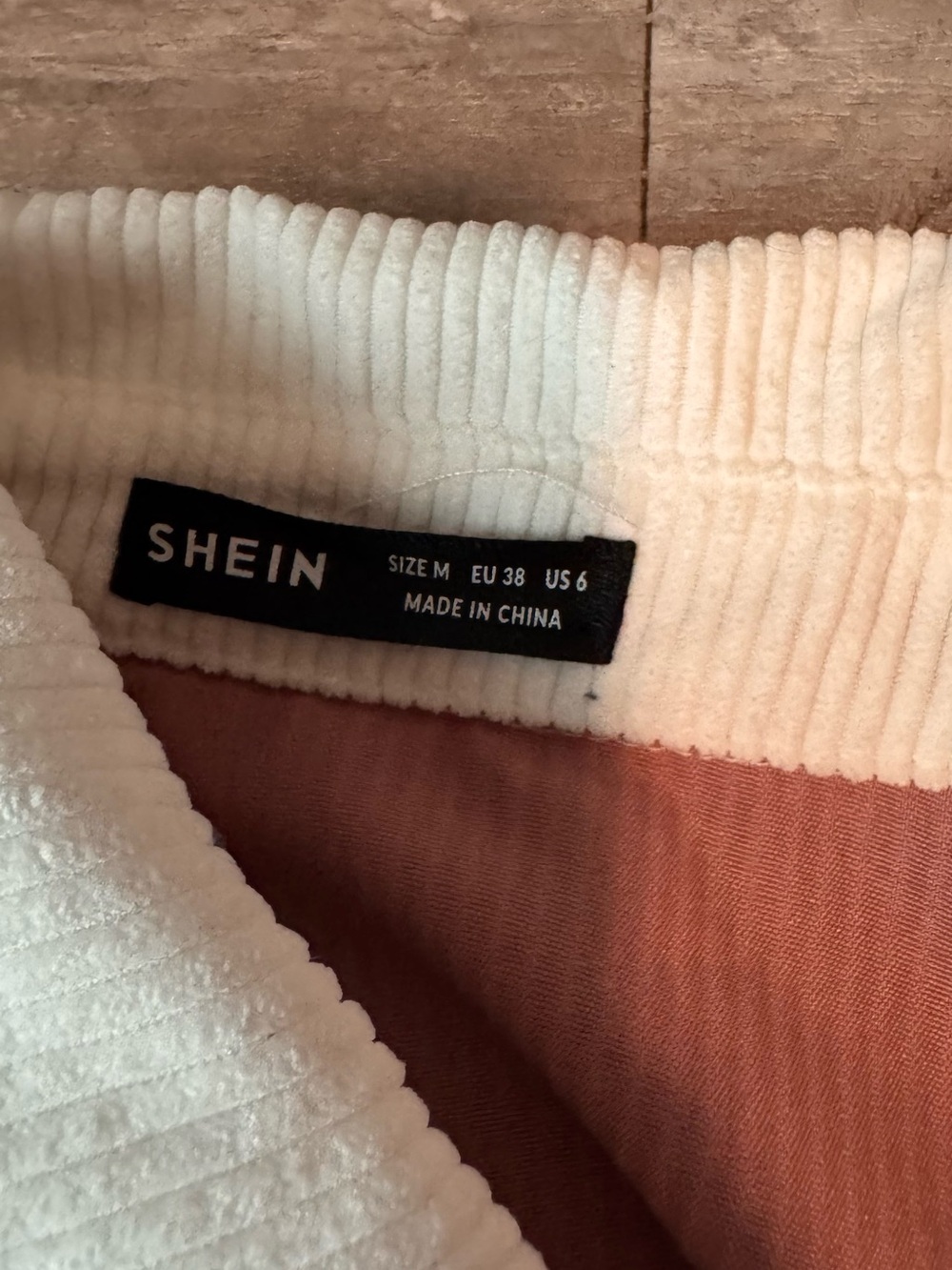 SHEIN Ribbed Corduroy jacket - Picture 2 of 2